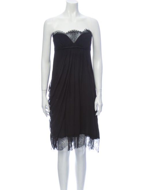 Oscar de la Renta 2007 Mini Dress Black