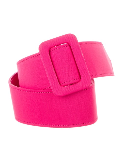 Oscar de la Renta Canvas Waist Belt pink
