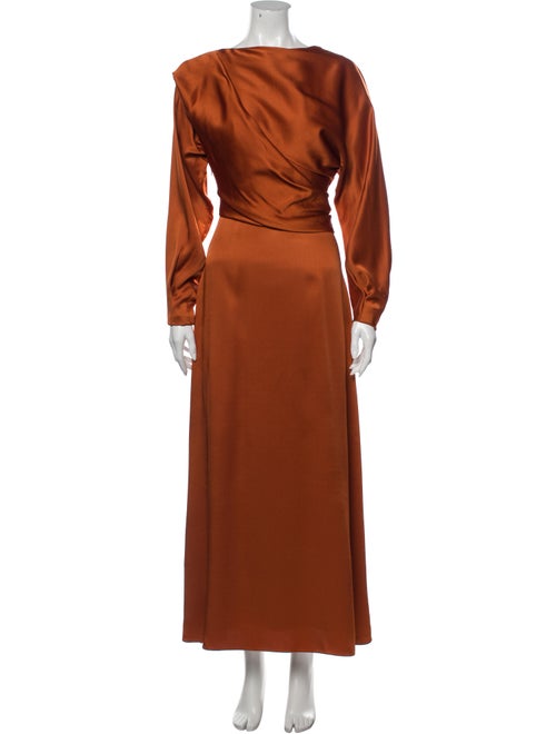 Oscar de la Renta 2019 Long Dress Orange