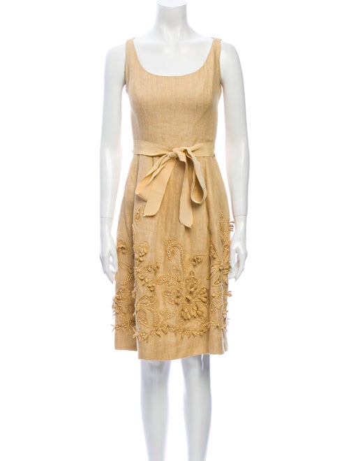 Oscar de la Renta 2007 Knee-Length Dress