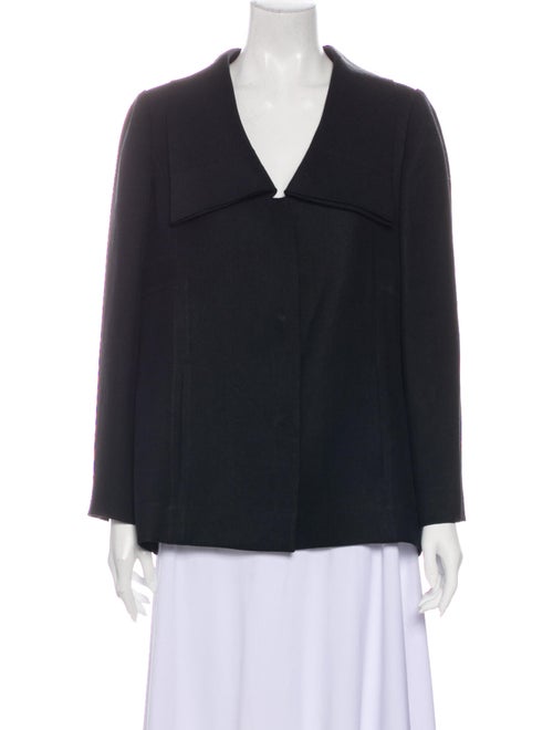 Oscar de la Renta 2010 Silk Jacket Black