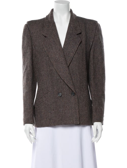 Oscar de la Renta Vintage Virgin Wool Blazer Wool