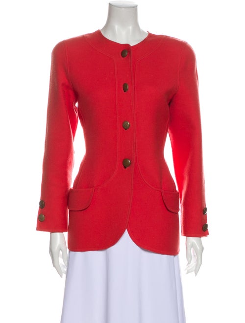 Oscar de la Renta Wool Evening Jacket Wool