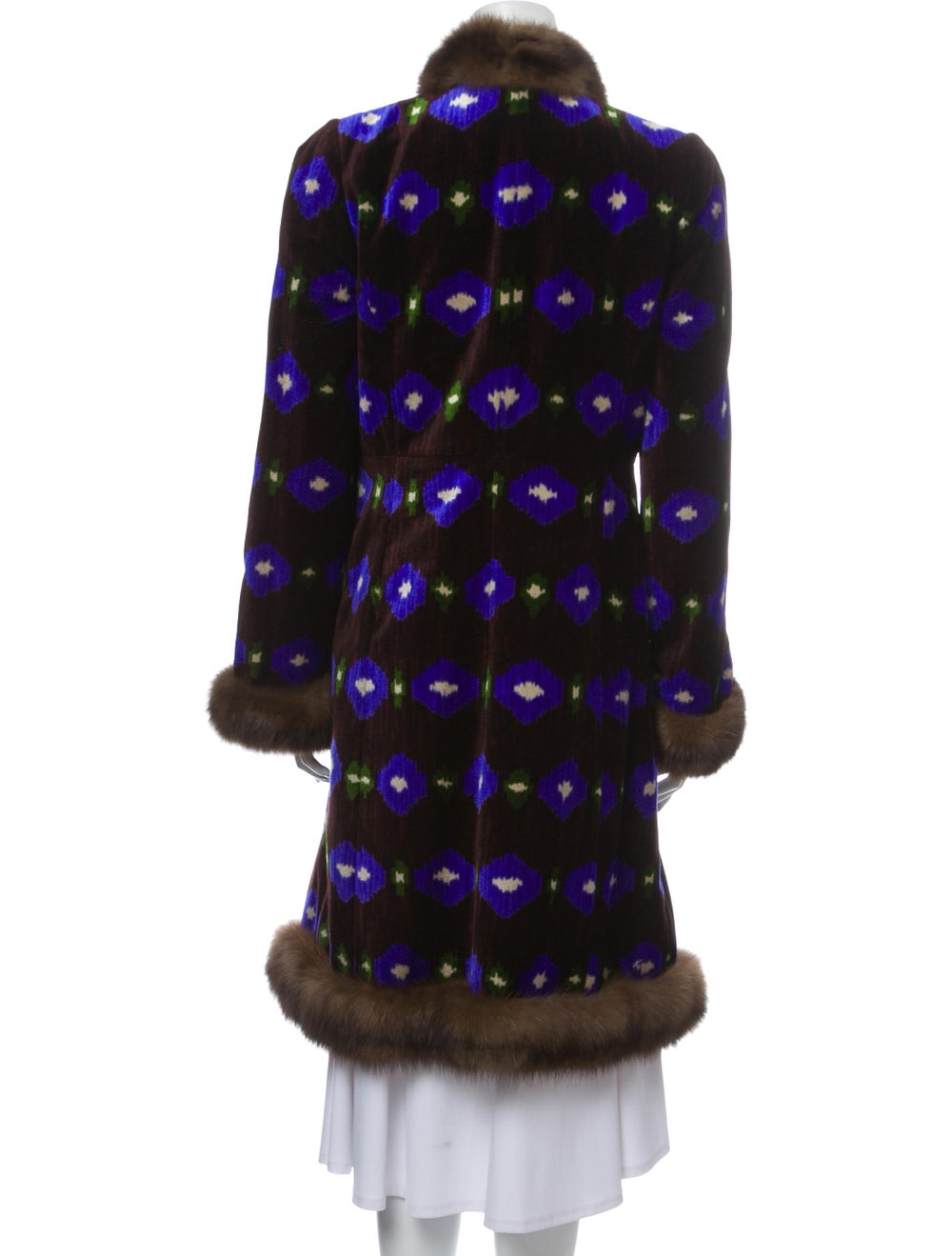 silk fred fur coat