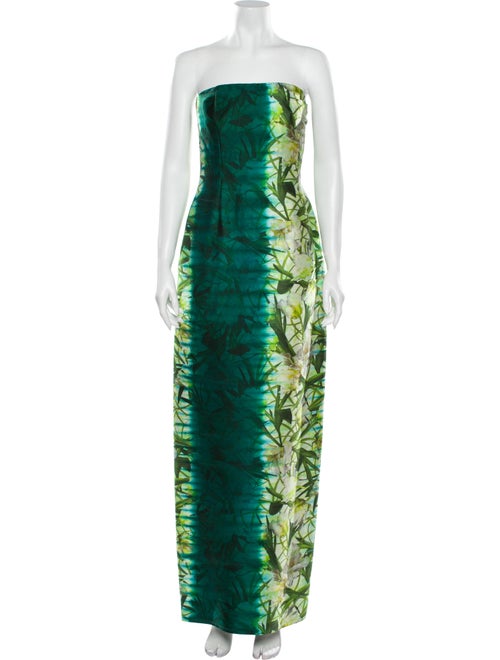 Oscar de la Renta 2013 Long Dress Green