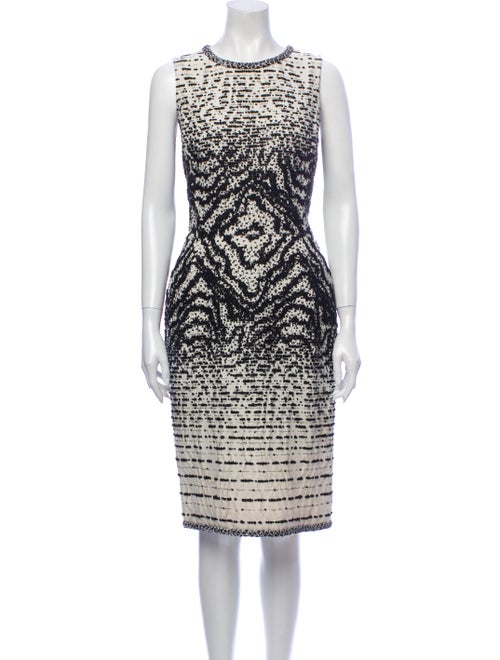Oscar de la Renta 2008 Knee-Length Dress
