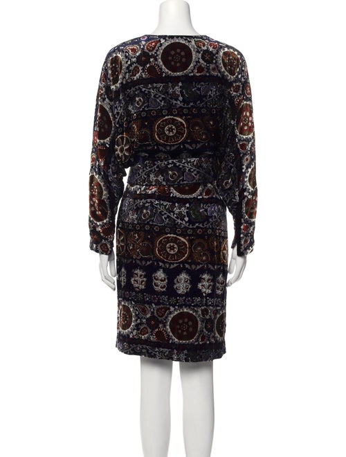 Oscar de la Renta Late 1990's - Early 2000's Knee-Length Dress