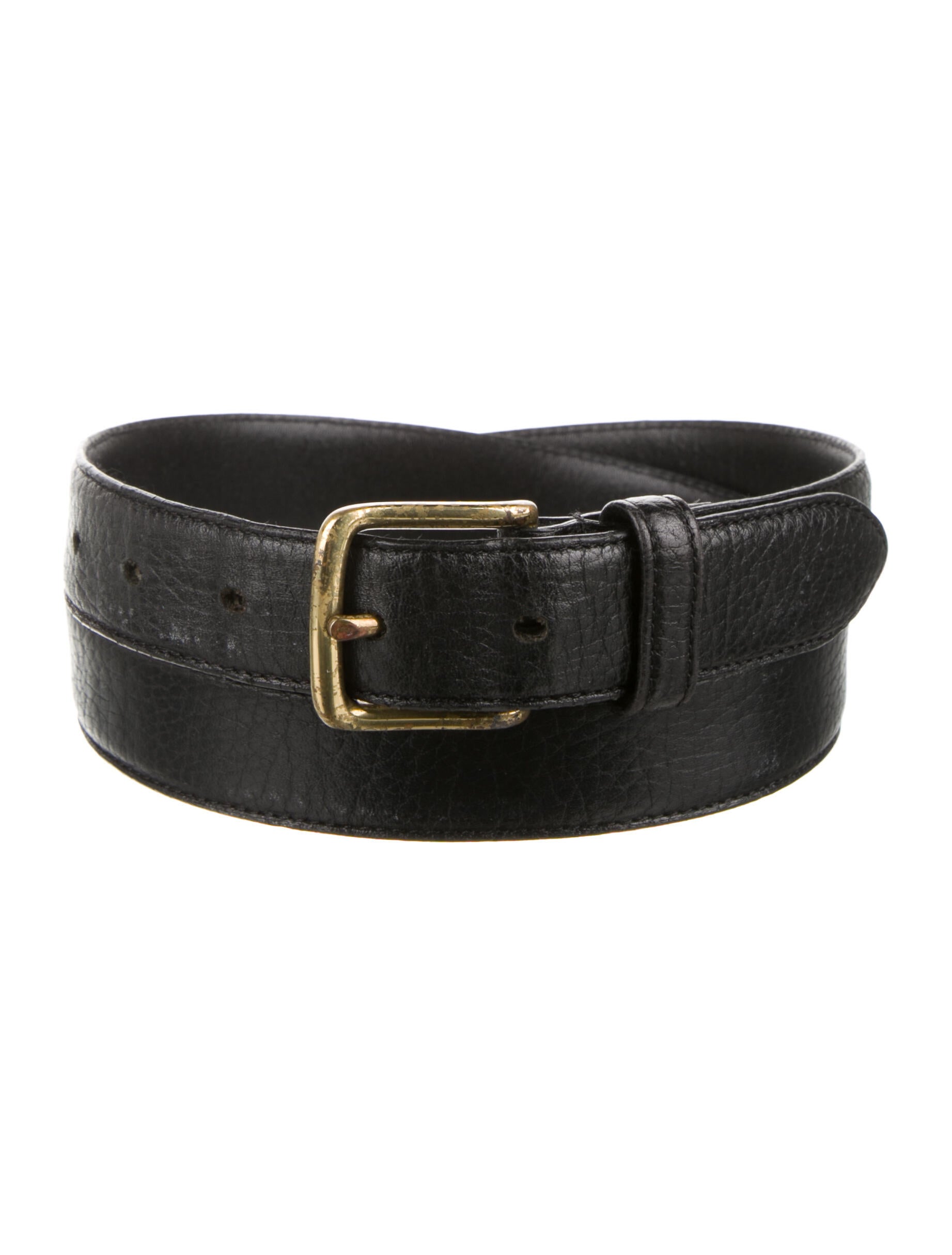Oscar de la Renta Skinny Leather Belt