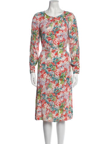 Oscar de la Renta Dresses Vintage Midi Length Dress XS