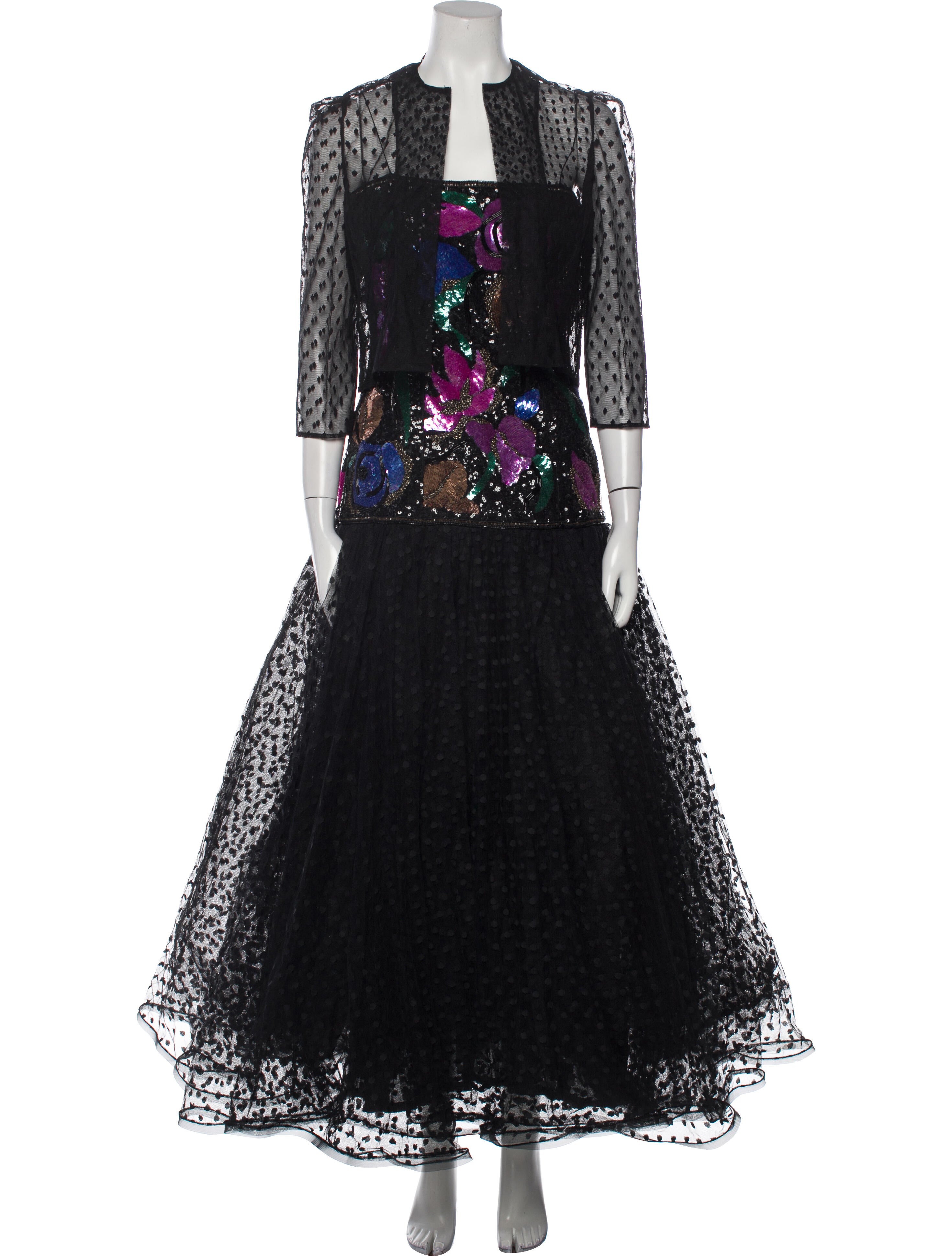 Oscar de la Renta Vintage Long Dress