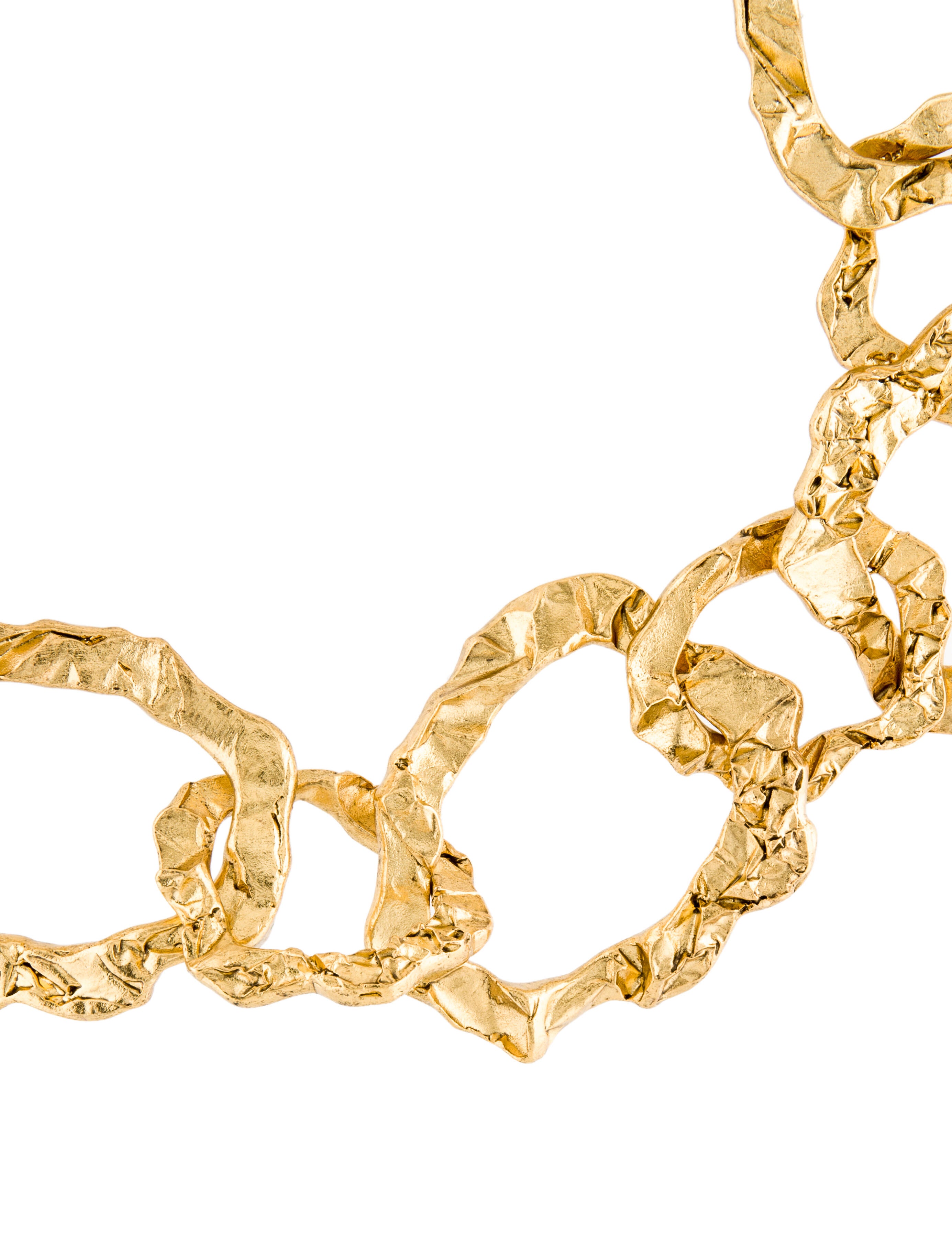 Collier Statement Floral Oscar De La Renta - Tons Or Et Cristaux - Neuf Sans Emballage