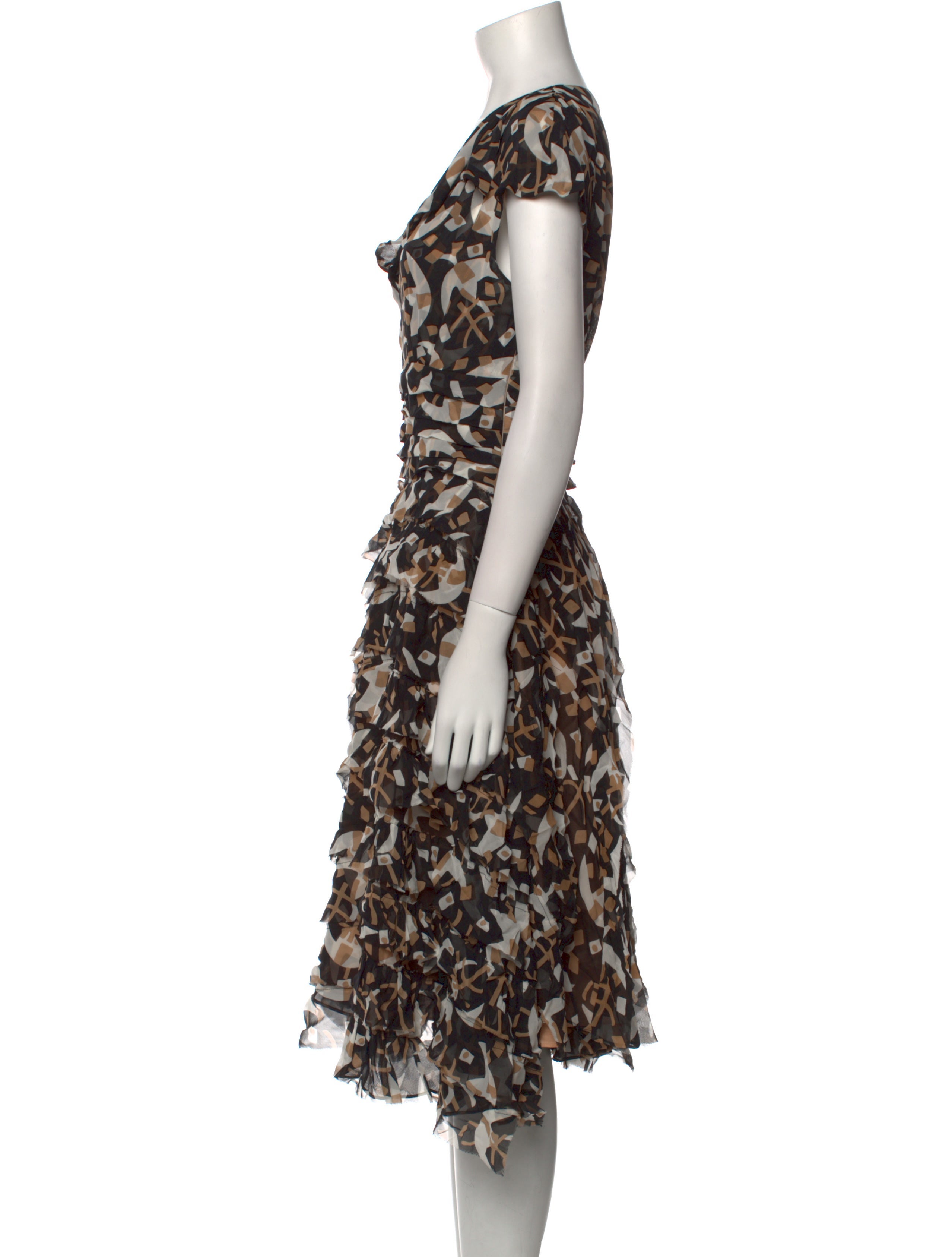 Oscar de la Renta 2011 Midi Length Dress