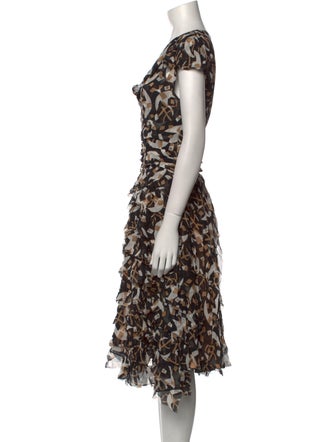 Oscar de la Renta 2011 Midi Length Dress