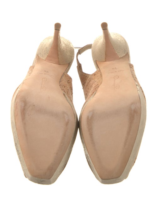 Oscar de la Renta Slingback Sandals