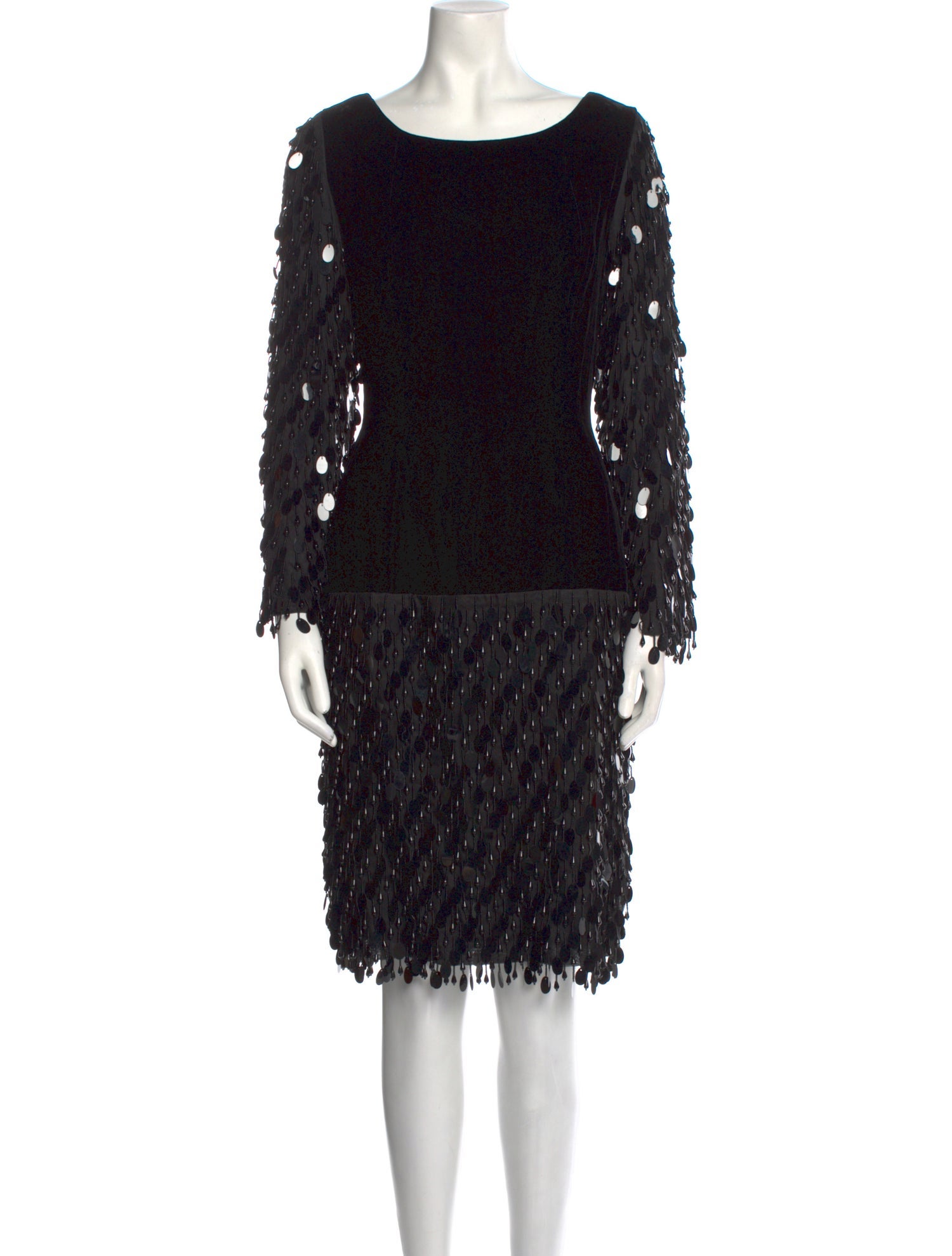Oscar de la Renta Vintage Knee-Length Dress - Black Dresses, Clothing - OSC208734 | The RealReal Oscar de la Renta Vintage Knee-Length Dress - Black Dresses, Clothing - OSC208734 | The RealReal