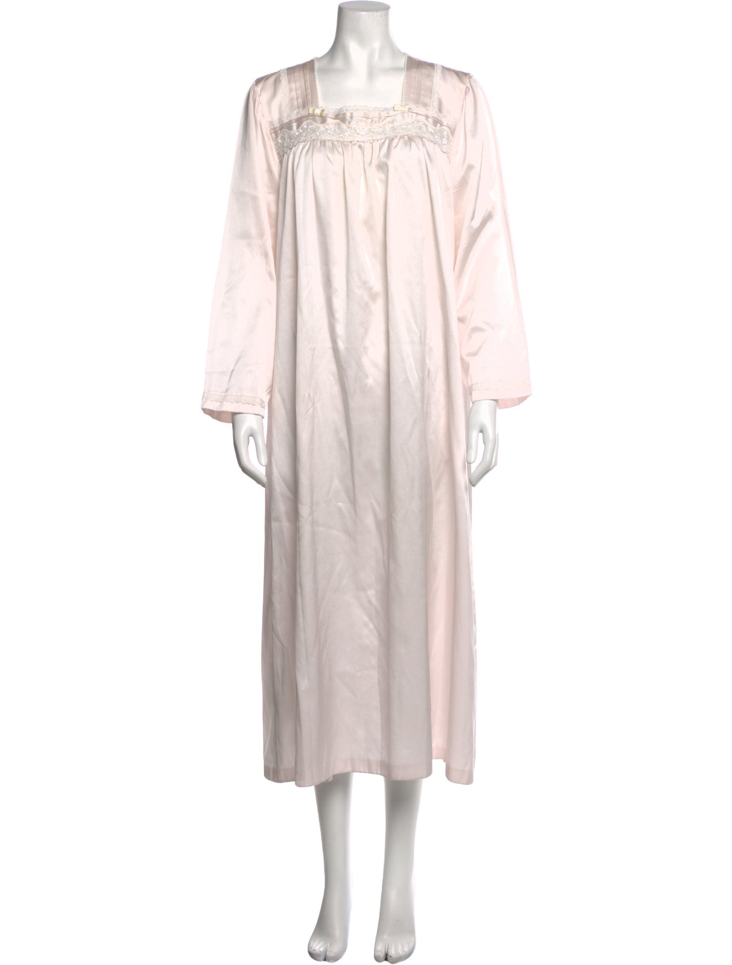 Oscar de la Renta Square Neckline Knee-Length Dress