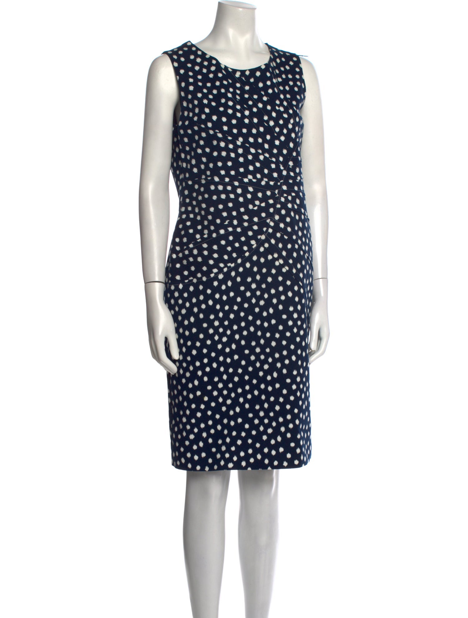 Oscar de la Renta Printed Knee-Length Dress