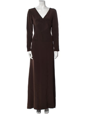 Oscar de la Renta Dresses V-Neck Long Dress US 8 | M