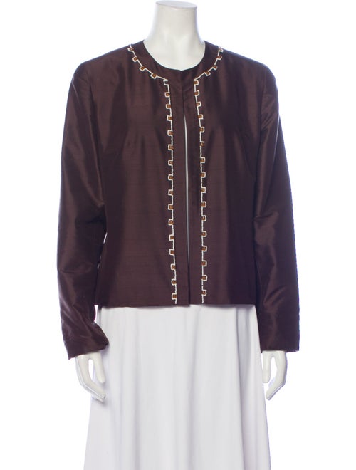 Oscar de la Renta Silk Evening Jacket