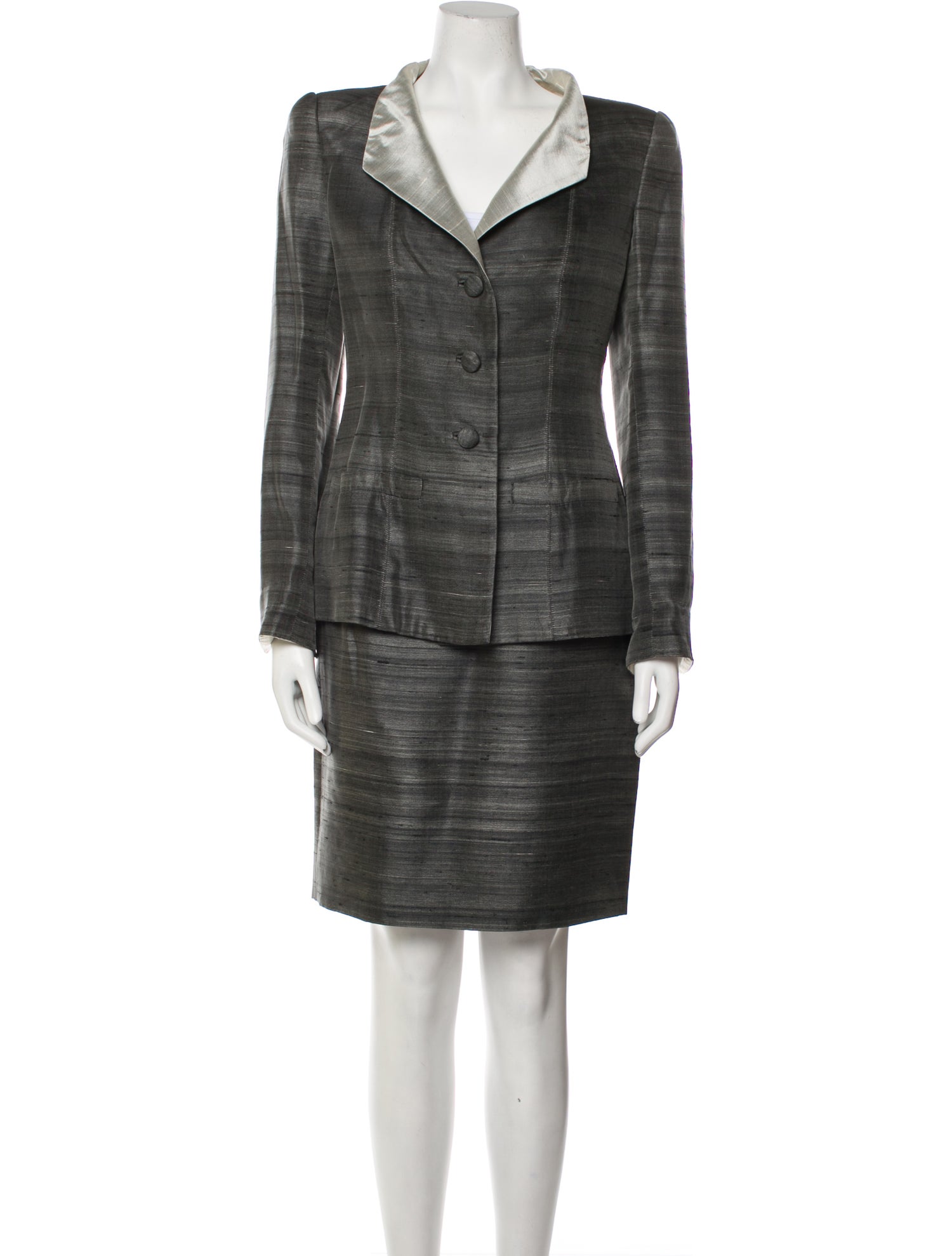 Oscar de la Renta Vintage 2000's Skirt Suit