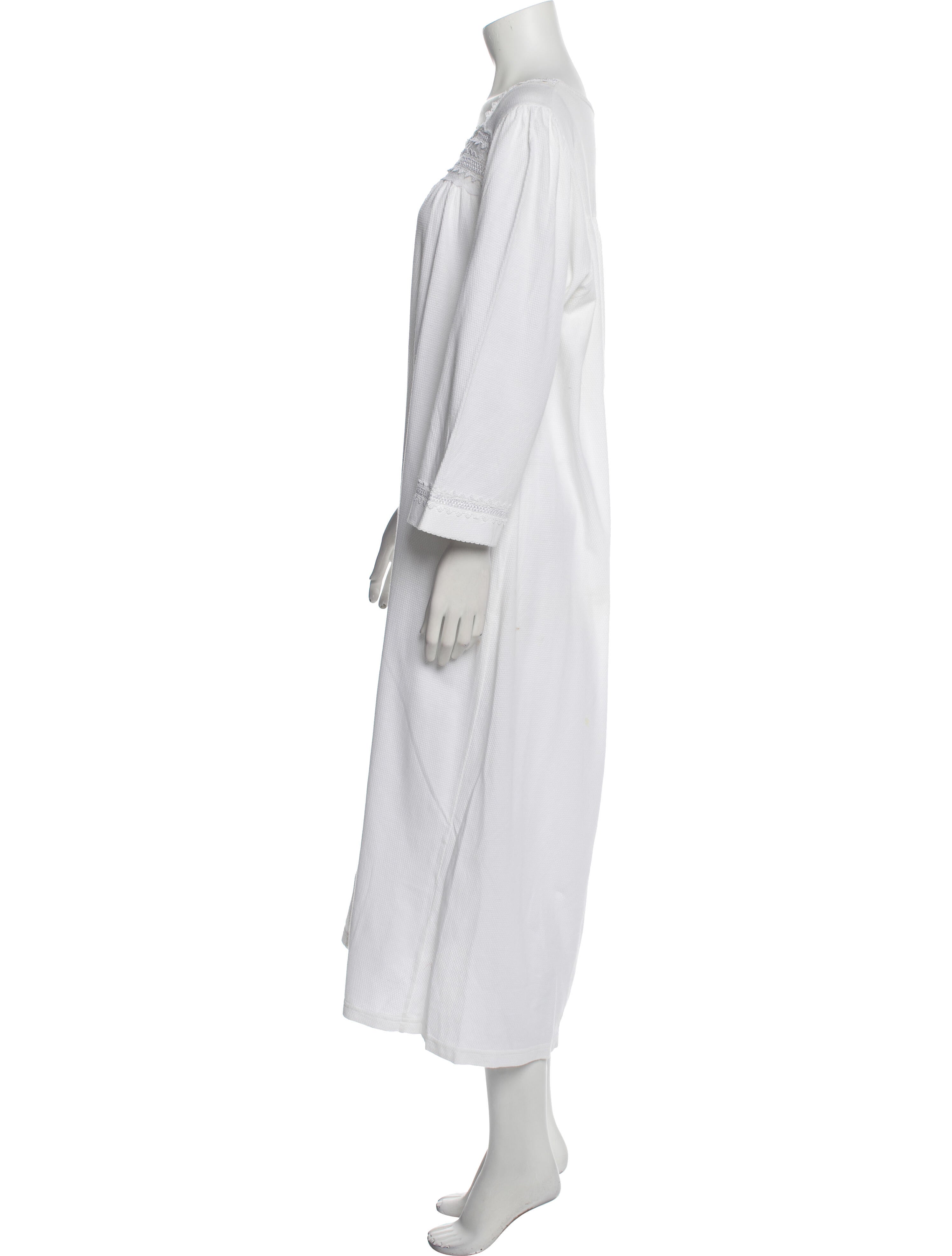 Oscar de la Renta Scoop Neck Long Dress