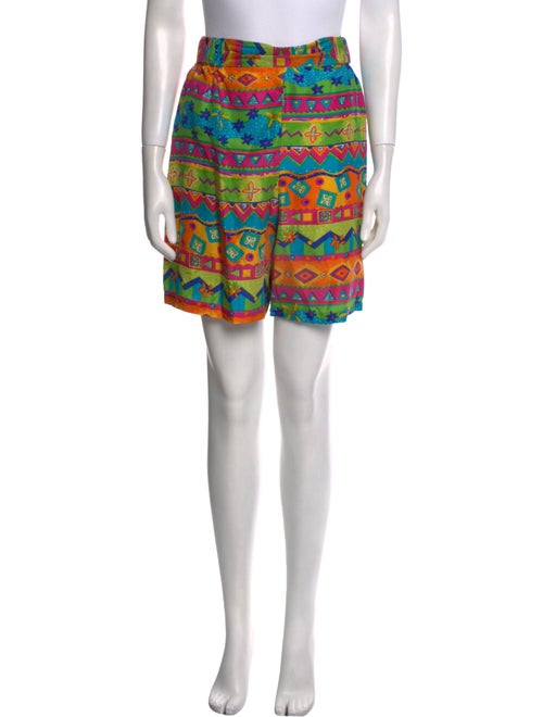 Oscar de la Renta Silk Mini Shorts