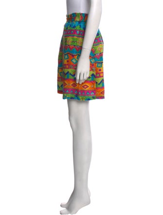 Oscar de la Renta Silk Mini Shorts