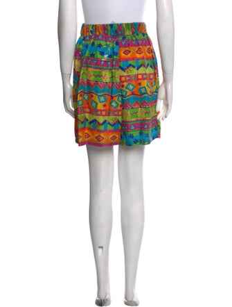 Oscar de la Renta Silk Mini Shorts