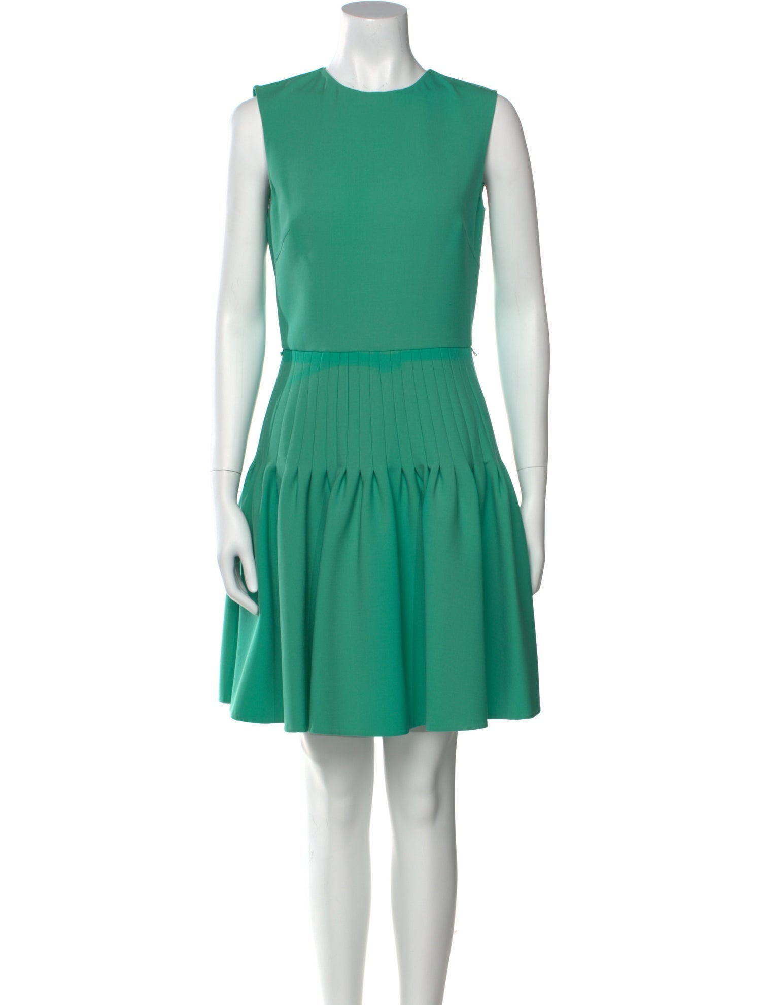 Oscar de la Renta Virgin Wool Mini Dress