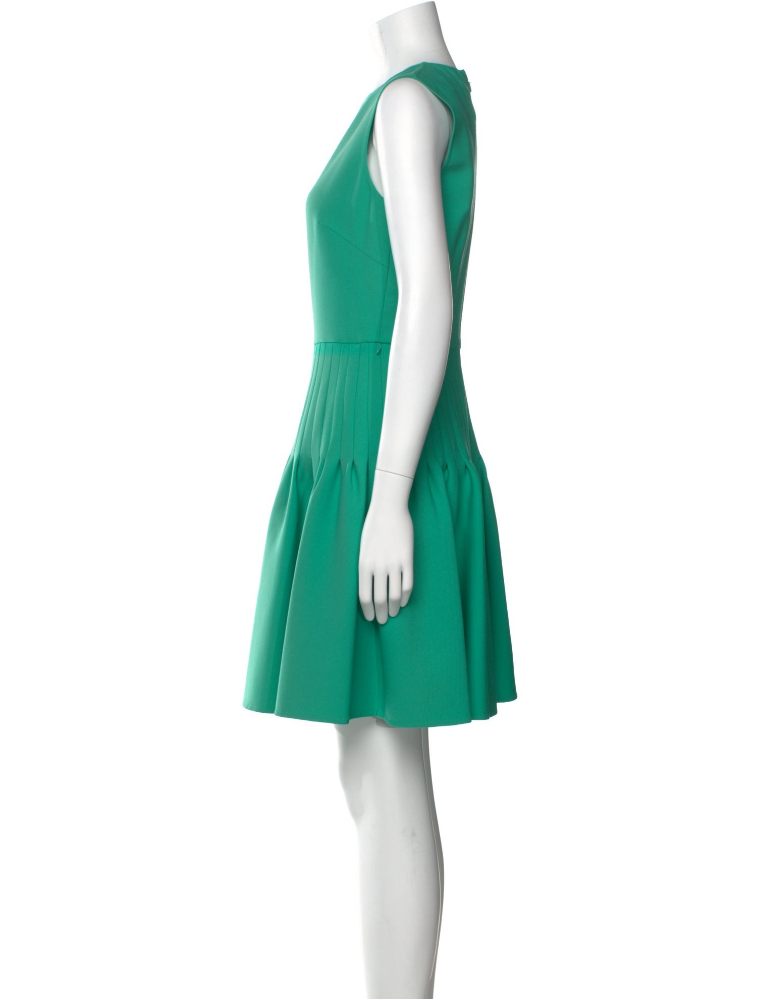 Oscar de la Renta Virgin Wool Mini Dress