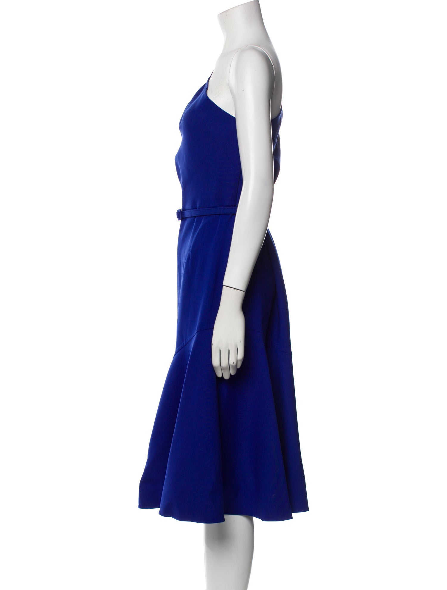 Oscar de la Renta Virgin Wool Midi Length Dress w/ Tags