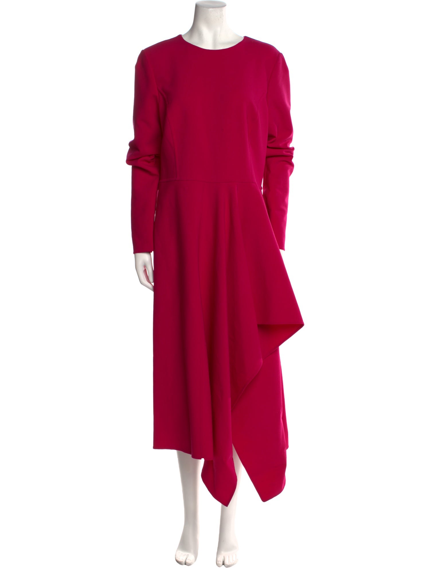 Oscar de la Renta Virgin Wool Long Dress
