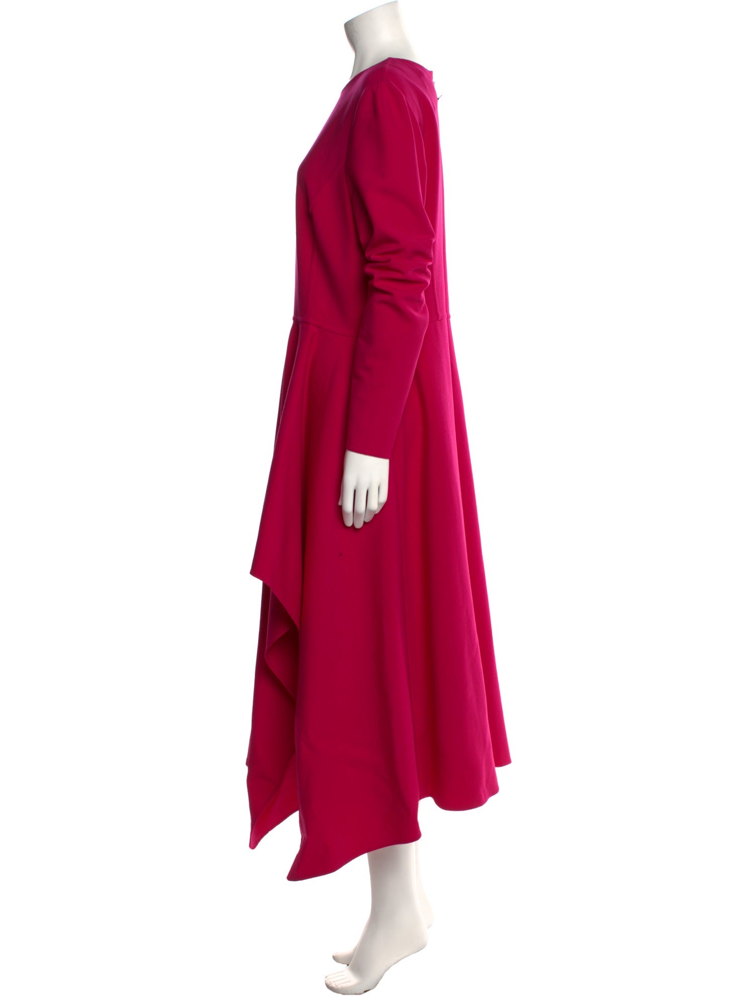 Oscar de la Renta Virgin Wool Long Dress