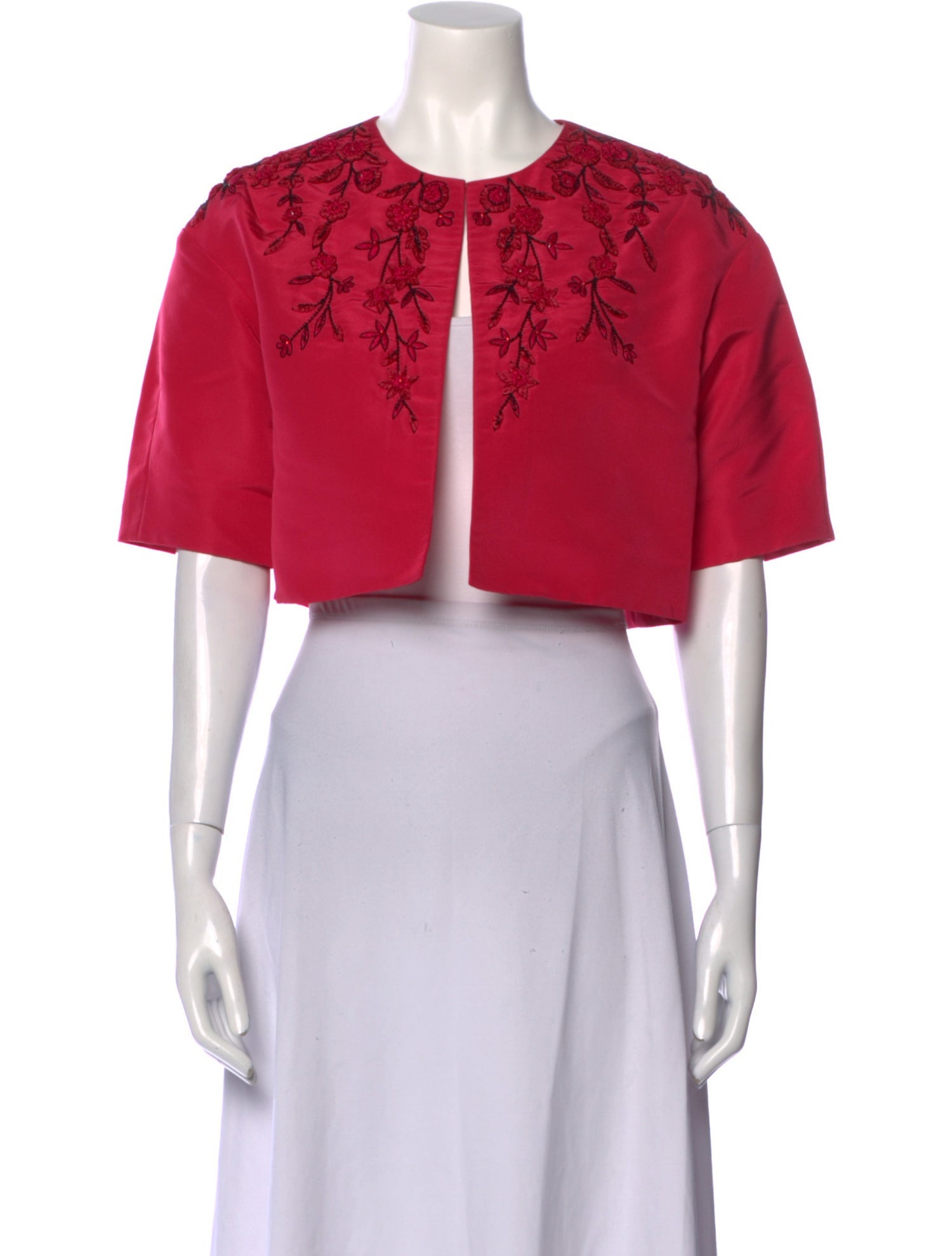 Oscar de la Renta 2016 Silk Evening Jacket