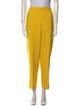 Oscar de la Renta Virgin Wool Straight Leg Pants