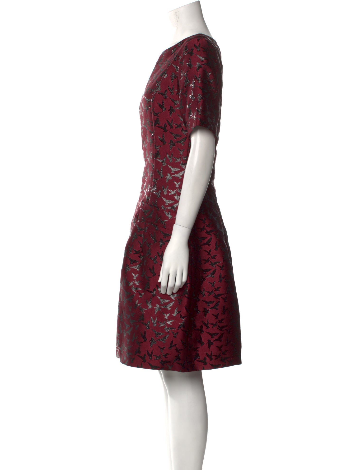 Oscar de la Renta Printed Mini Dress w/ Tags