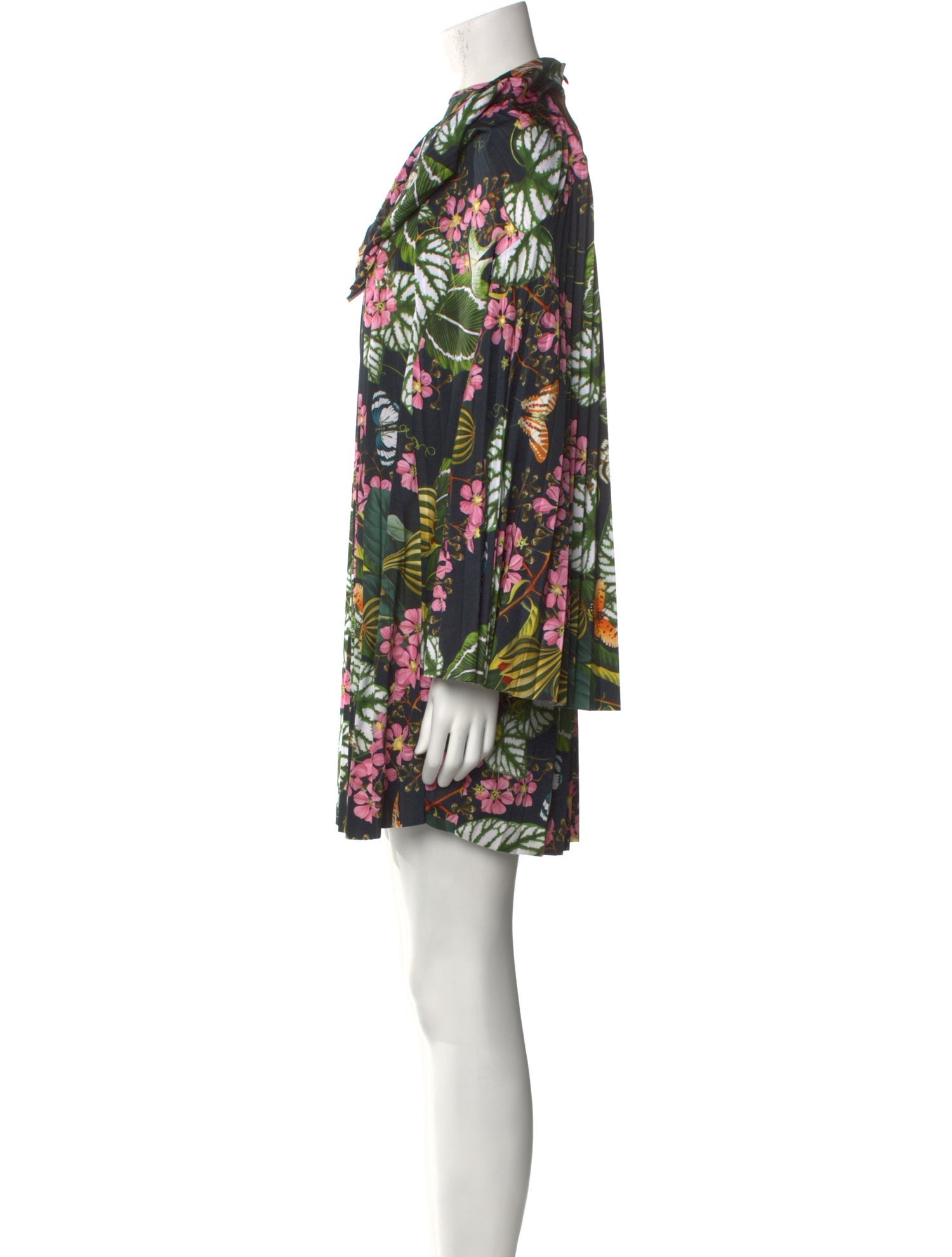 Oscar de la Renta Floral Print Mini Dress w/ Tags