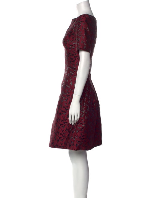 Oscar de la Renta Printed Knee-Length Dress