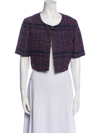 Oscar de la Renta Striped Bolero