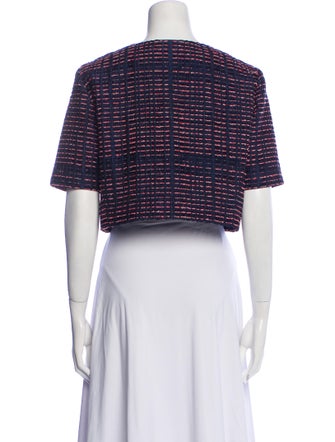 Oscar de la Renta Striped Bolero