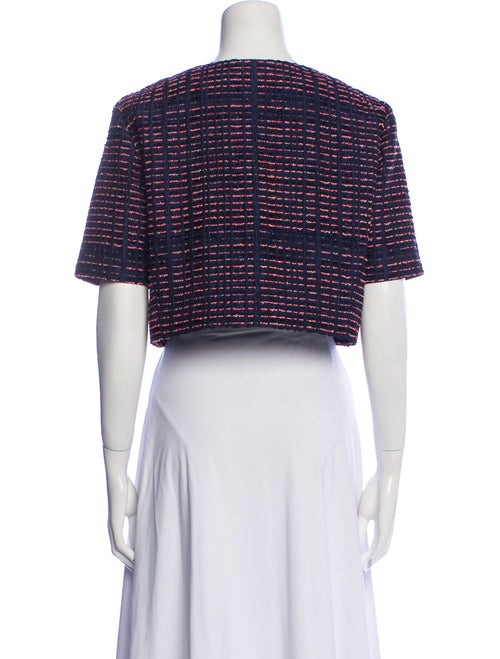 Oscar de la Renta Striped Bolero