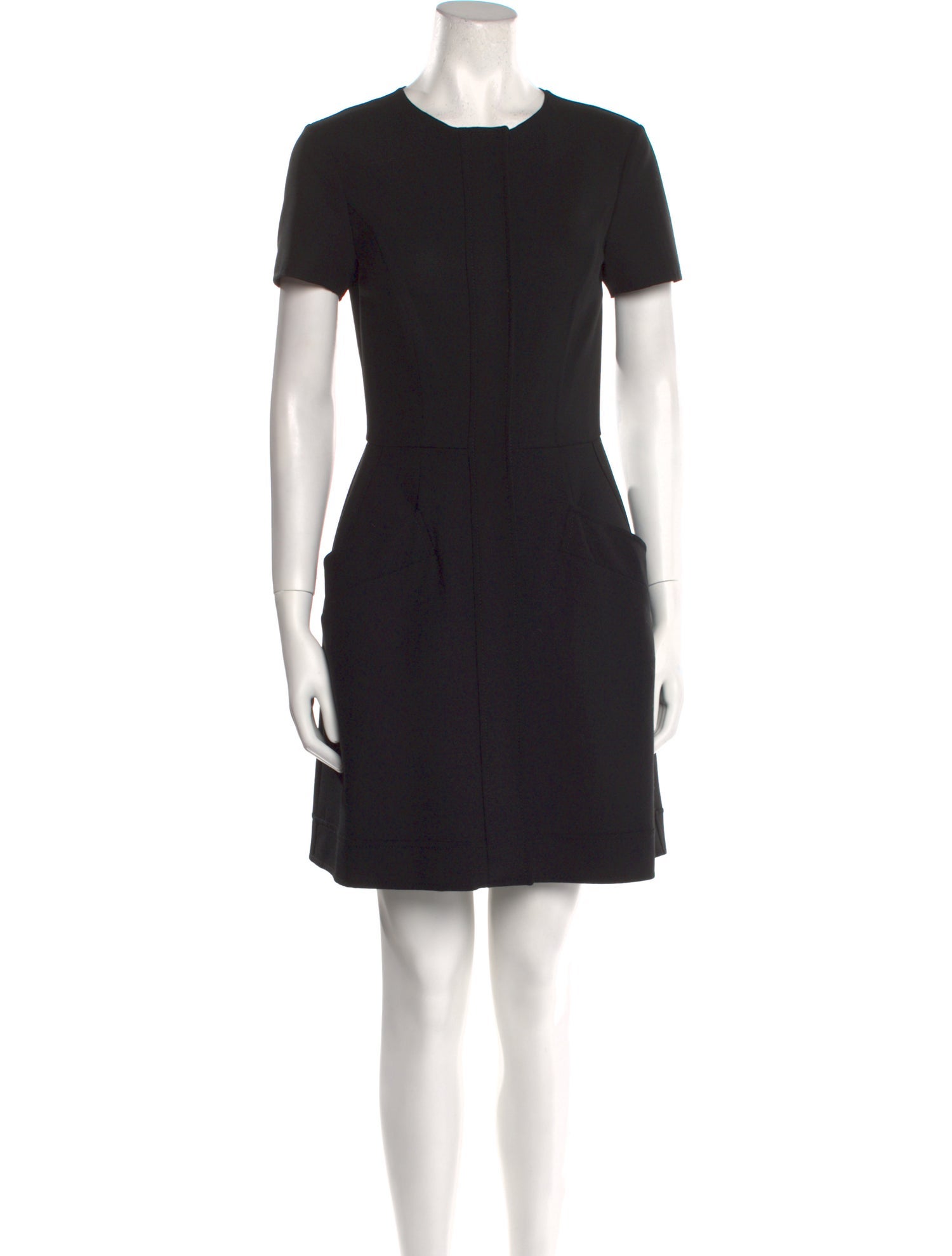 Oscar de la Renta Virgin Wool Mini Dress