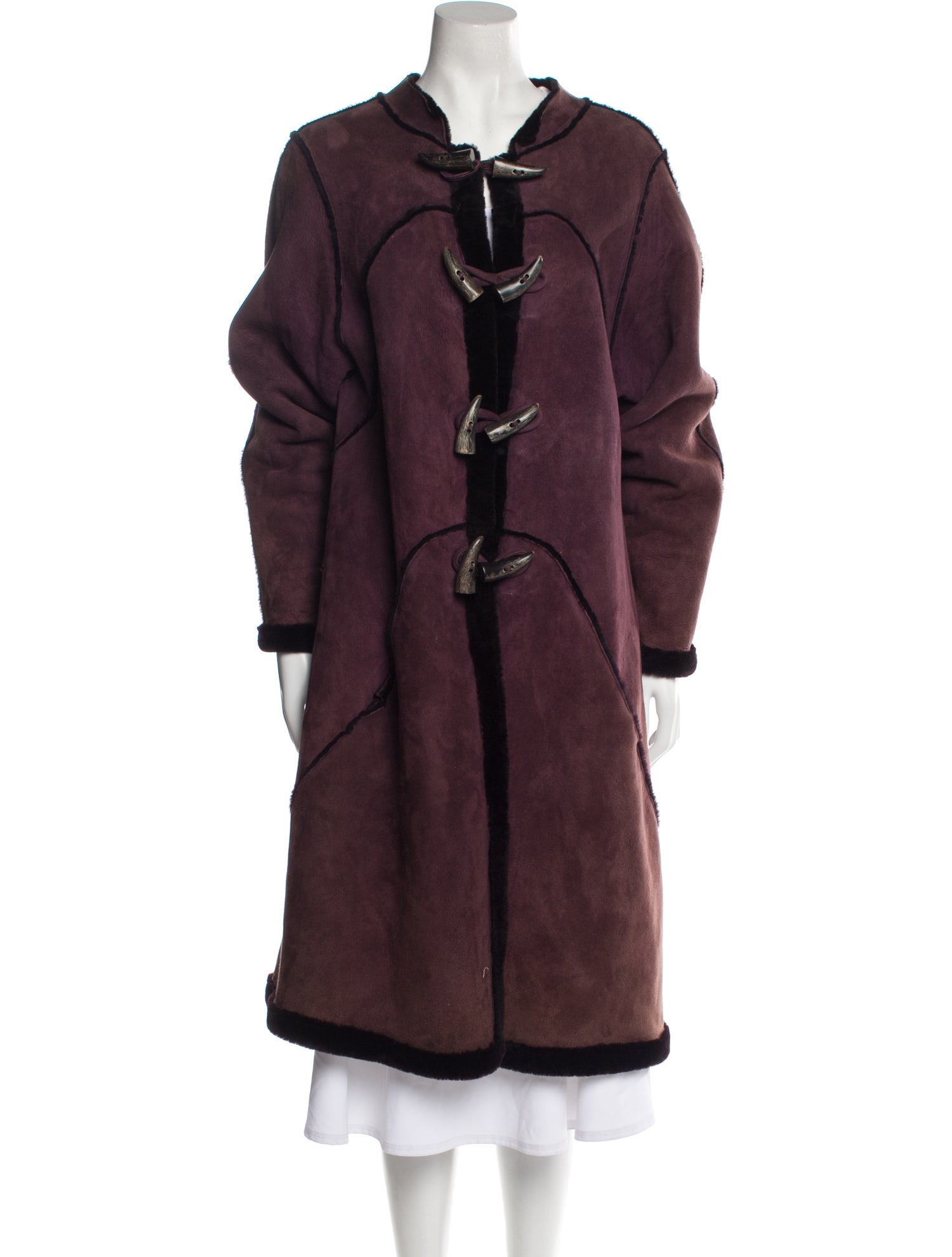 Oscar de la Renta Shearling Fur Coat