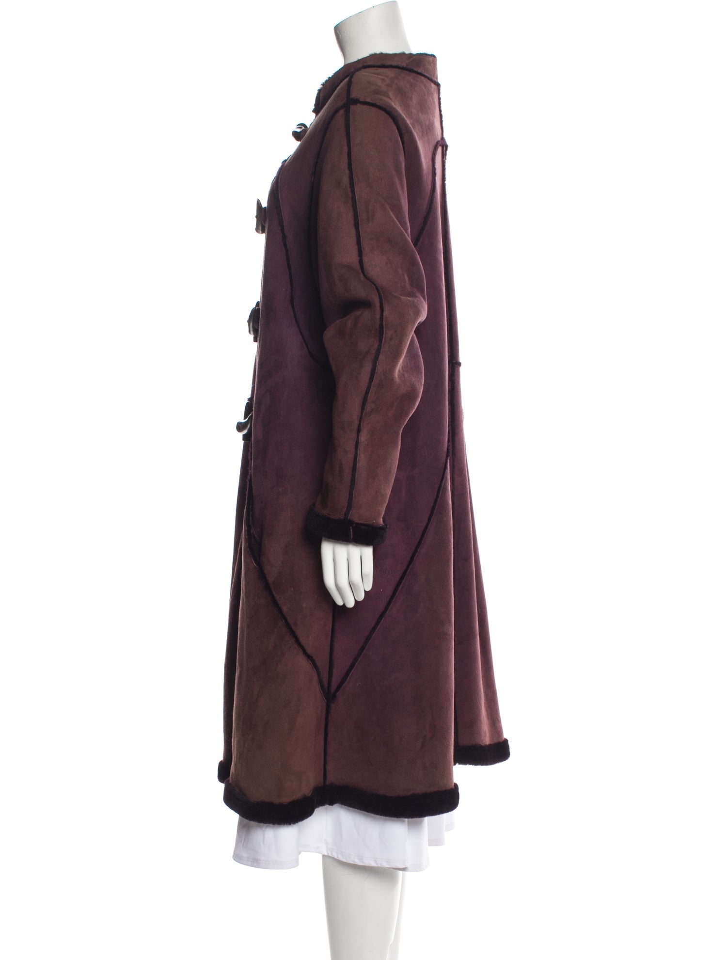 Oscar de la Renta Shearling Fur Coat