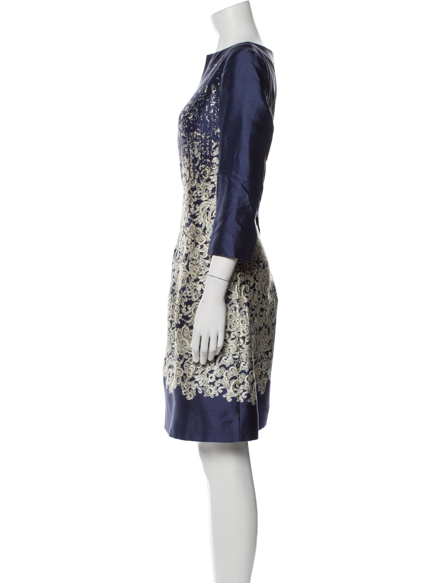 Oscar de la Renta 2015 Knee-Length Dress