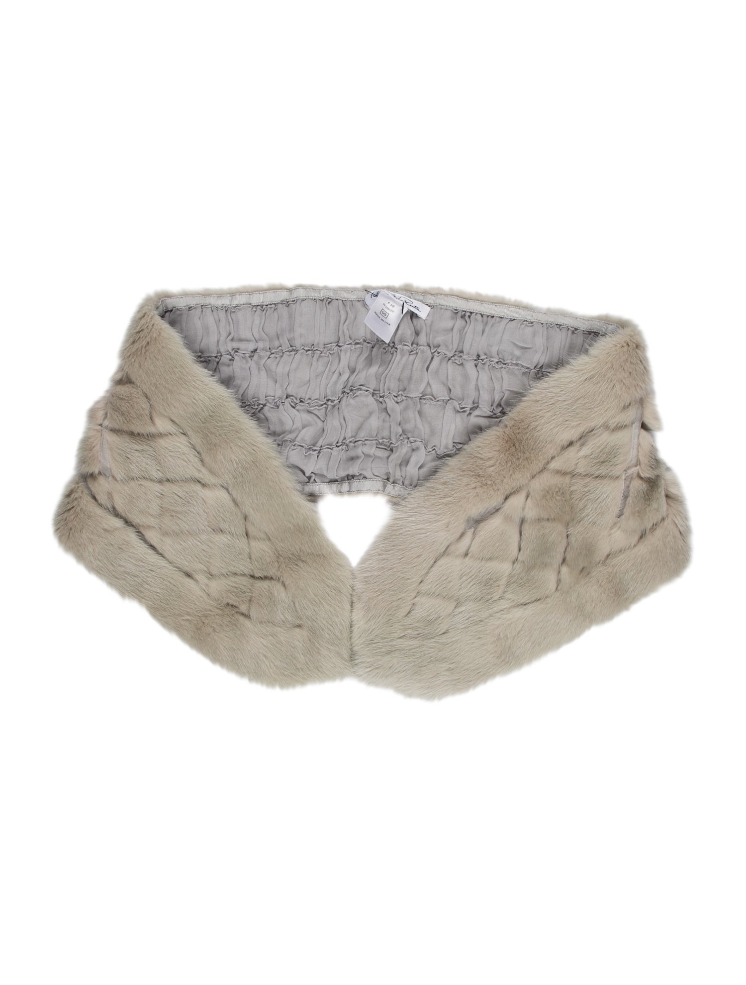 Oscar de la Renta Mink Vintage Scarf