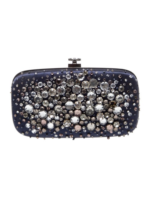 Oscar de la Renta Satin Minaudière