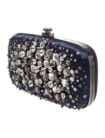 Oscar de la Renta Satin Minaudière