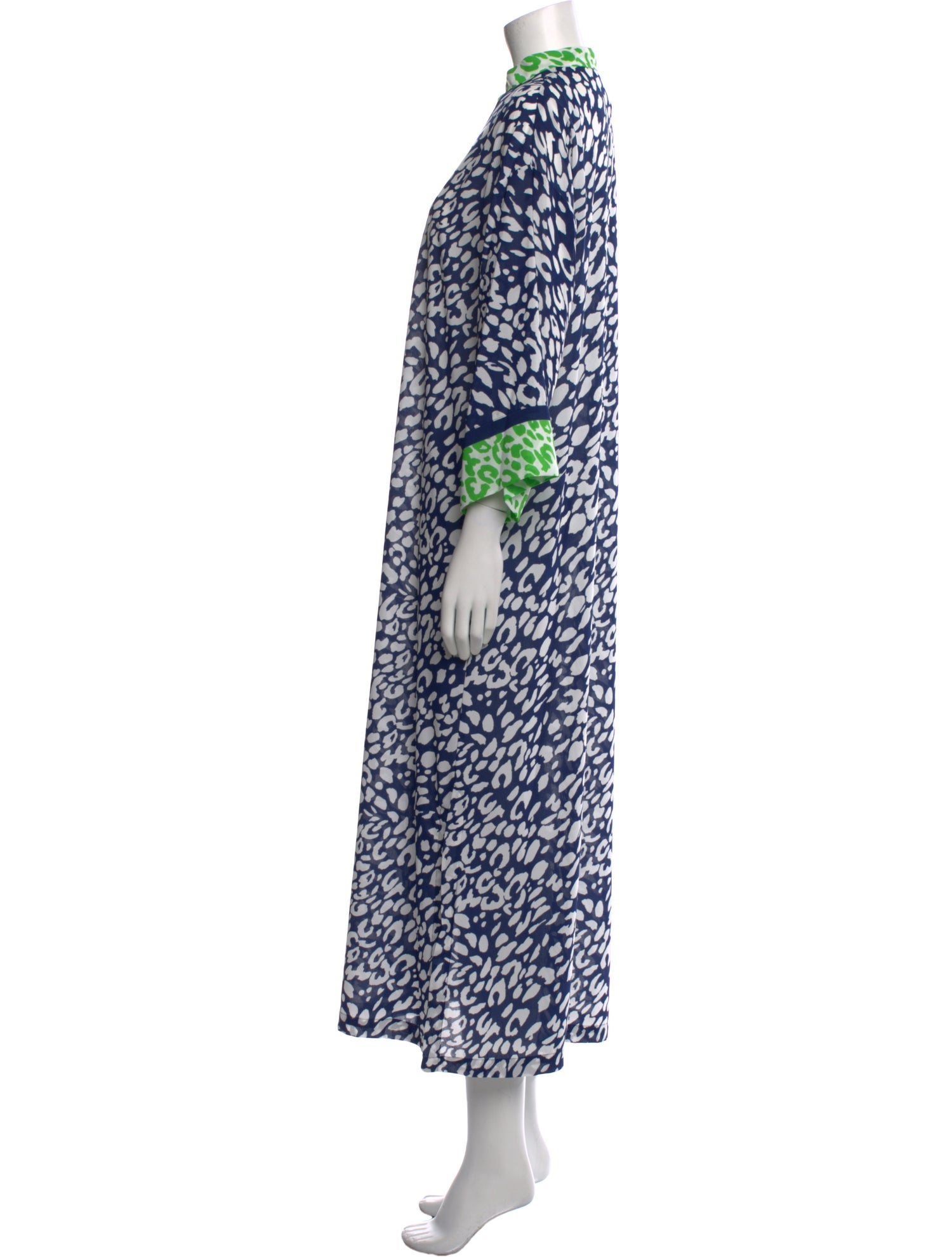 Oscar de la Renta Printed Long Dress