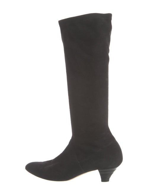 Oscar de la Renta Suede Sock Boots